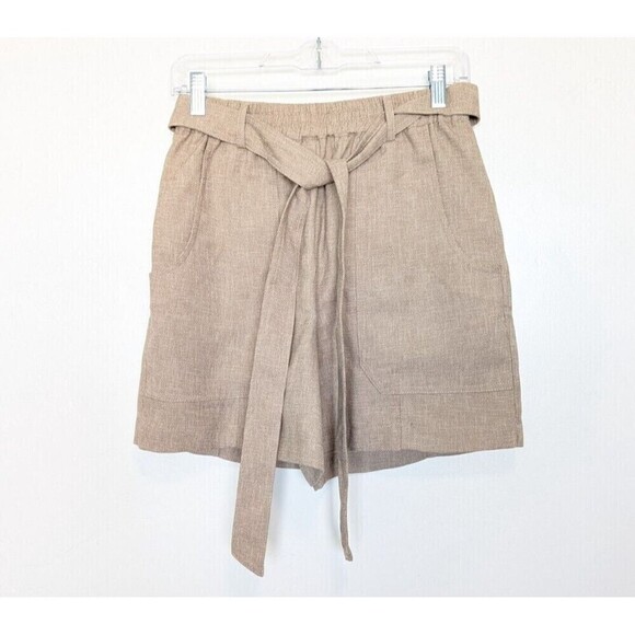 Anthropologie Current Air Tan Blazer Short Set XS - Picture 3 of 13